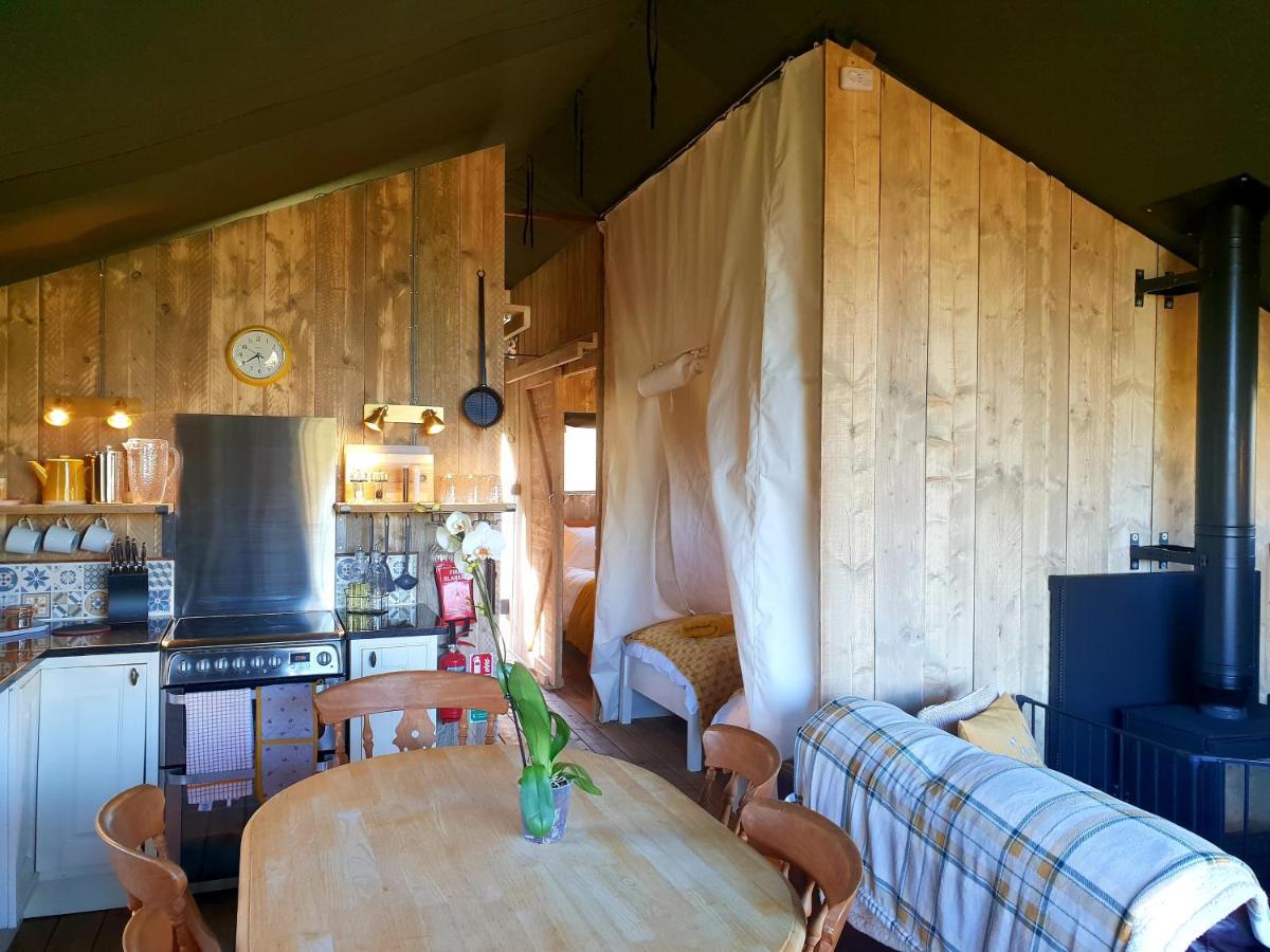 Brackenhill Glamping - Safari Tent With Hot Tub - Sleeps 6 Ivybridge Exteriér fotografie